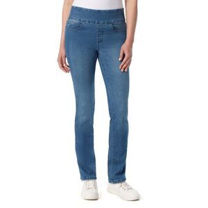 Gloria Vanderbilt Women's Amanda Pull on High Rise Jean 14 Short Frisco